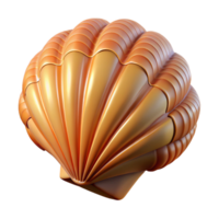 serene minimalist A close-up of a seashell with intricate patterns, studio lighting, detailed illustration style 4K png