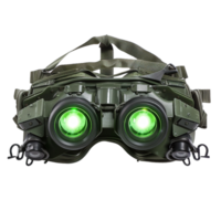 Advanced Military Night Vision Goggles with Integrated Head Mount and Illumination png