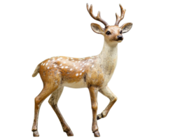 A statue of a deer on a black background png