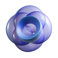 extraordinary abstract A series of overlapping, translucent circles, creating a sense of depth and movement, in a minimalist, geometric style genuine png
