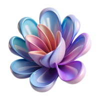 dramatic artistic An abstract representation of a flower, using flowing lines and delicate colors, in a graceful, Art Nouveau style original png