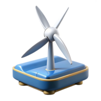 beautiful rustic A floating wind turbine platform with sleek aerodynamic design, generating clean energy detailed png