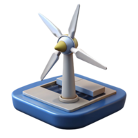 dramatic rustic A floating wind turbine platform with sleek aerodynamic design, generating clean energy high quality png