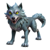 beautiful traditional A cunning shapeshifter transforming into a wolf, moonlight, dark fantasy style original png