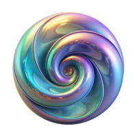 elegant artistic A swirling vortex of iridescent oil slick colors, illuminated by a soft, ethereal glow, with intricate fractal patterns emerging from the center. Art Nouveau style detailed png