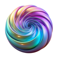 serene artistic A swirling vortex of iridescent oil slick colors, illuminated by a soft, ethereal glow, with intricate fractal patterns emerging from the center. Art Nouveau style genuine png