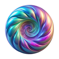 serene minimalist A swirling vortex of iridescent oil slick colors, illuminated by a soft, ethereal glow, with intricate fractal patterns emerging from the center. Art Nouveau style authentic png