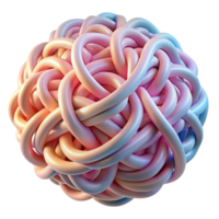 serene modern A tangled mass of luminous threads, weaving and intertwining, complex and intricate, fiber art style, lit by a soft, diffuse light original png