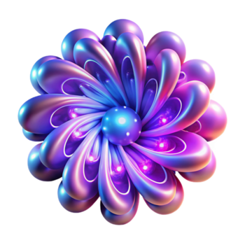 maravilloso moderno un dinámica fluir de partículas, rastreo intrincado patrones en el aire, energético y vibrante, generativo Arte estilo, iluminado por un neón resplandor 4k png