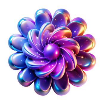 maravilloso minimalista un dinámica fluir de partículas, rastreo intrincado patrones en el aire, energético y vibrante, generativo Arte estilo, iluminado por un neón resplandor 4k png