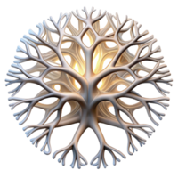 dramatic modern A network of branching fractal patterns, resembling lightning or tree roots, intricate and organic, mathematical art style, lit by a subtle, ambient light authentic png