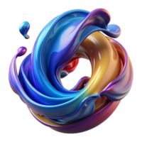 impressive rustic A dynamic flow of liquid paint, swirling and mixing, colorful and abstract, action painting style authentic png