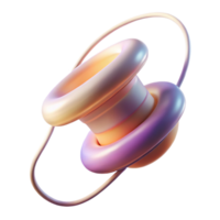 elegant abstract A single, luminous thread, twisting and turning in space, delicate and ethereal, minimalist and abstract, softly lit high quality png