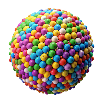 sereno minimalista un' campo di colorato, strutturato punti, la creazione di un' divisionista effetto, vivace e dinamico, impressionista stile genuino png