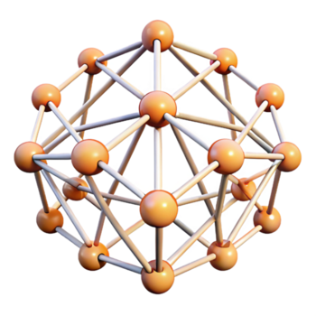 impresionante minimalista un complejo red de intersectando líneas, creando un geométrico patrón, minimalista y abstracto, brillantemente iluminado alto resolución png