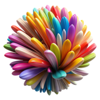 stunning modern A field of colorful, textured brushstrokes, creating a sense of movement and energy, abstract expressionism style, brightly lit and vibrant authentic png