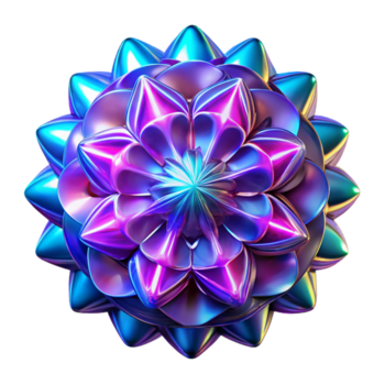 elegant årgång en kaotisk explosion av fraktal mönster i vibrerande neon nyanser, med en lysande, inre ljus källa, cyberpunk stil 4k png