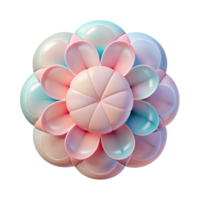 wonderful traditional A kaleidoscope of overlapping, translucent circles in pastel shades, with a soft, diffused light, minimalist style authentic png