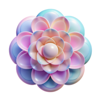 vibrant artistic A kaleidoscope of overlapping, translucent circles in pastel shades, with a soft, diffused light, minimalist style genuine png
