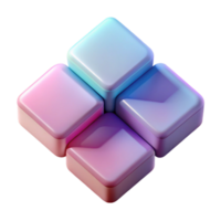 vibrant rustic A series of overlapping, translucent squares in gradient hues, with a soft, diffused light, minimalist style exclusive png