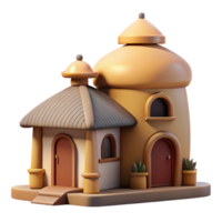 wonderful abstract Vernacular architecture, local materials, traditional design, soft light, daytime, documentary style 4K png