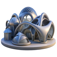 extraordinary abstract Parametric architecture, complex curves, algorithmic design, dynamic lighting, futuristic style professional png