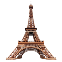 A Detailed View of the Eiffel Tower in Paris France a Famous Landmark and Icon of Architectural Engineering png