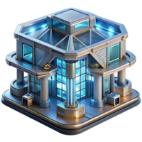 stunning abstract High-Tech architecture, exposed structure, mechanical details, industrial lighting, high-tech style professional png