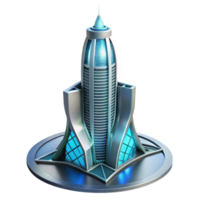 impressive rustic Conceptual skyscraper design, innovative form, sustainable features, dramatic lighting, futuristic architecture visualization high quality png