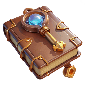 deslumbrante artístico uma steampunk chave com ornamentado gravuras e uma brilhando cristal cabeça, em repouso em uma desgastado encadernado em couro livro, aceso de uma macio, Antiguidade luz genuíno png