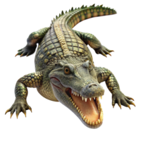 A terrifying closeup view of a large crocodile with its jaws open wide, showcasing its sharp teeth and detailed scales png
