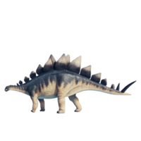 Stegosaurus Dinosaur 3D Render High Resolution Image Side Profile View png