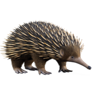 Detailed 3D Render of an Echidna a Unique Australian Monotreme Mammal png
