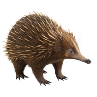 A Detailed Look at an Echidna A Monotreme Mammal of Australia png