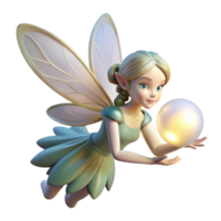 impressive traditional A Delicate Fairy with Gossamer Wings 4K png