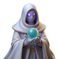 extraordinary vintage A Mysterious Oracle with Veiled Eyes and authentic png