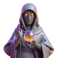 magnificent contemporary A Mysterious Oracle with Veiled Eyes and professional png