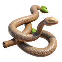extraordinary rustic A Slithering Snake Coiled Around a Tree exclusive png