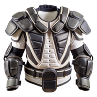 Highquality Black and White Hockey Shoulder Pads and Elbow Pads Protective Gear Set png