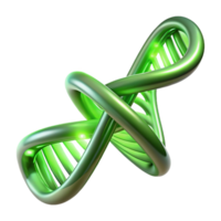 Maravilhoso minimalista uma dna vertente composto do brilhando fibra ótico cabos, torção e girando dentro uma dinâmico pose, aceso de uma vibrante verde luz, científico ilustração estilo Alto qualidade png