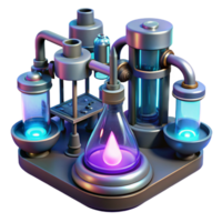 stunning modern A Futuristic Laboratory Filled with professional png