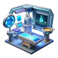 stunning minimalist A Futuristic Operating Room with premium png