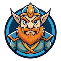 Adorable Logo Illustration of Cartoon Dwarfs with Unique Styles vector