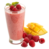 Refreshing Raspberry Mango Smoothie Recipe Perfect for Summer png