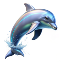 impressive creative A Playful Dolphin Leaping out of the 4K png