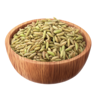 Bowl of Anise Seeds on Transparent Background png