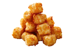 Tater tots on transparent background png