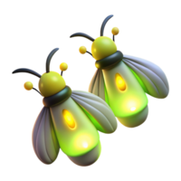 serene rustic A group of fireflies glowing in the dark, nighttime photography, ethereal lighting high quality png