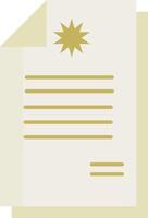 Certificate or Official Document vector
