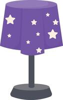 Mystic Table Lamp with Star Pattern vector